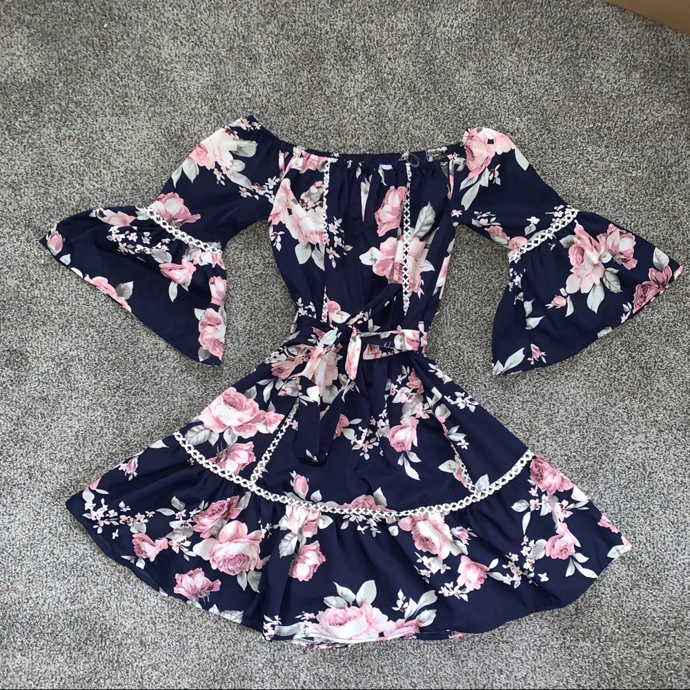 Navy romper